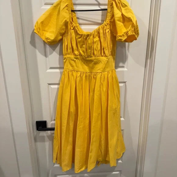 Vixen by Micheline Pitt - Lakeland Dress in Yellow - Picture 3 of 6